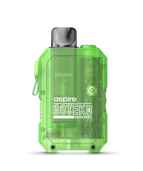 Aspire Gotek X Transparent Green Design